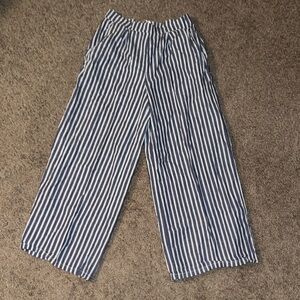 2 for $12 🎉 Small Striped Blue and White Pants